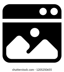 
Icon design of website graphics
