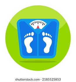 An icon design of weight scale 