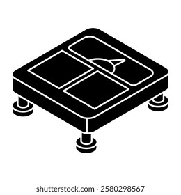 An icon design of weight scale