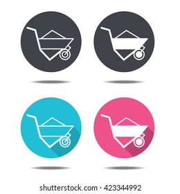 icon design wheelbarrow