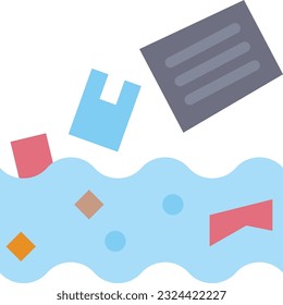 Icon-Design für den Weltmeer-Tag