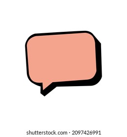 diseño de icono, ilustración de forma de cuadro de escritura