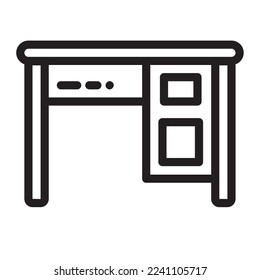 icon Desk Home and furniture Illustration