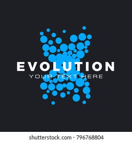 icon for development and evolution.font easily changes. 
