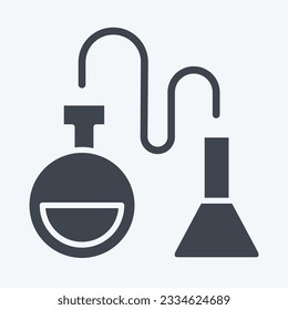 Proceso de desarrollo de iconos. relacionado con el símbolo Art y Media. estilo glifo. diseño simple editable