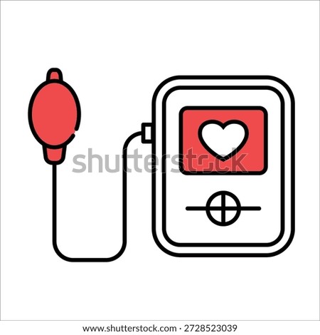 icon Device to hear heartbeats Dual Tone Style