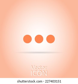 Icon dialog. Flat style. Made in vector