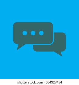 Icon of dialog vector illustration.