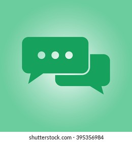 Icon of dialog vector illustration.