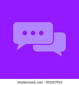 Icon of dialog vector illustration.