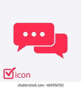 Icon of dialog vector illustration.
