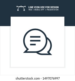 icon dialogue balloon graphic design single icon vector illustration