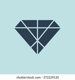 Icon of Diamond. EPS-10.