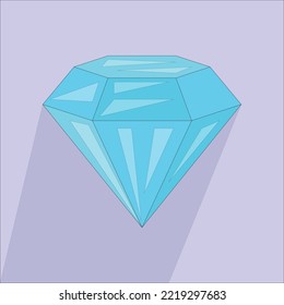Icono del vector de gemas de diamantes 