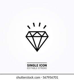 Icon diamond single icon graphic designs
