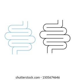 Icon digestive tractvector on white background