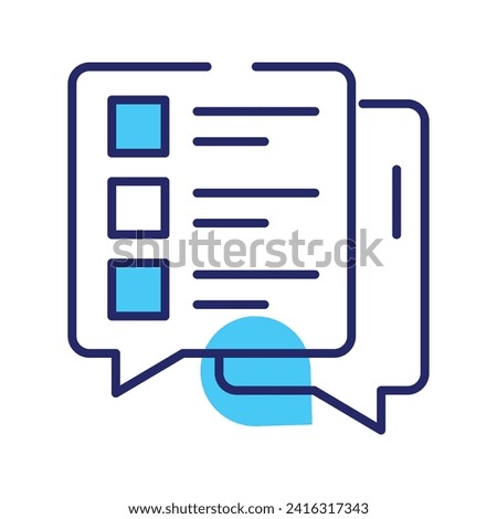 An icon of digital checklist in modern style, ready to use vectors