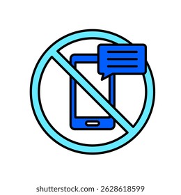 Icon a digital detox, isolated against a clean background.