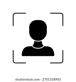 Icono de una identificación digital, aislado contra un fondo limpio.