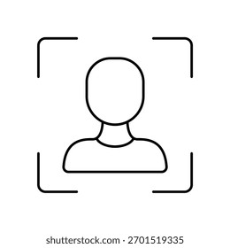 Icono de una identificación digital, aislado contra un fondo limpio.