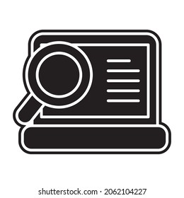 icon digital marketing elegant and simple, good for mobile apps and web design