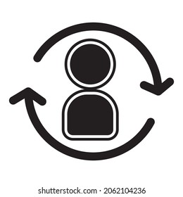 icon digital marketing elegant and simple, good for mobile apps and web design