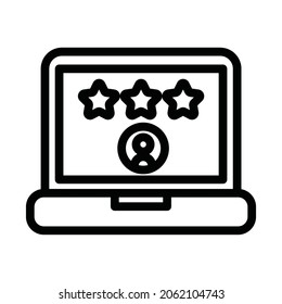 icon digital marketing line elegant and simple, good for mobile apps and web design