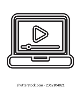 icon digital marketing line elegant and simple, good for mobile apps and web design