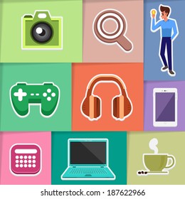Icon of digital marketing style flat design in vector for idea 