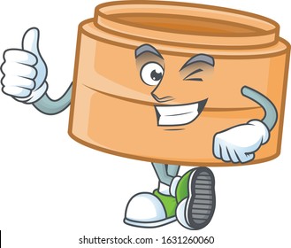 An icon of dimsum basket making Thumbs up gesture