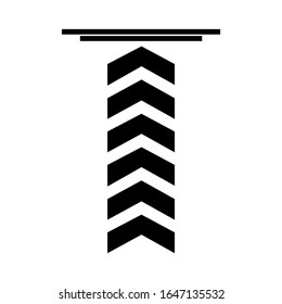 dirección de icono para la ilustración de diseño vectorial