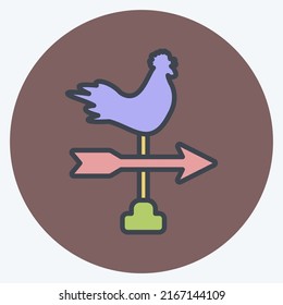 Icon Directions. suitable for Garden symbol. color mate style. simple design editable. design template vector. simple symbol illustration