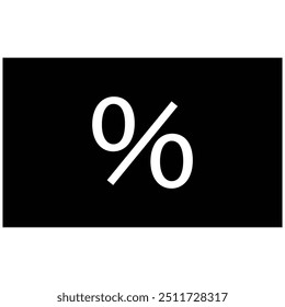 Icono %. Icono de descuento. %