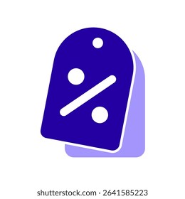 Icon a discount, isolated against a clean background.