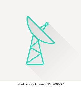 icon of dish antenna
