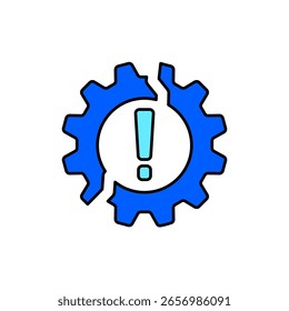 Icono de una interrupción, aislado contra un fondo limpio.
