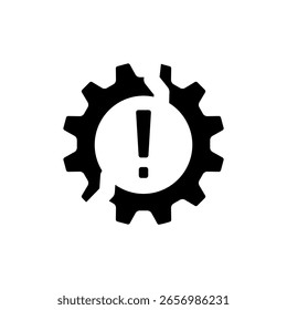 Icono de una interrupción, aislado contra un fondo limpio.

