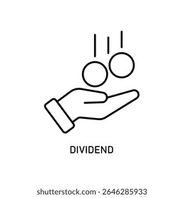 Ícone um dividendo, isolado contra um fundo limpo.