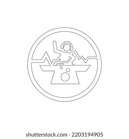 icon dj clubnight man illustration art
