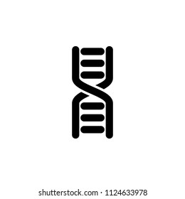 The icon of Dna. Simple flat icon illustration, vector of Dna for a website or mobile application on white background