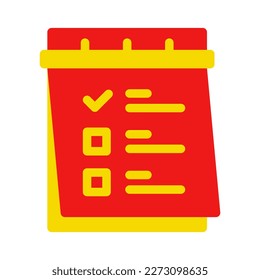 Icon to do List, Holyday. editable file and color.