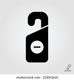 Icon of Do not disturb sign with minus in circle