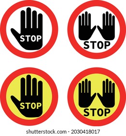 icon do not enter illustration