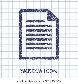 icon of document
