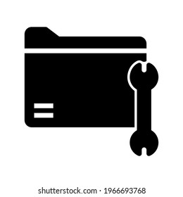 Icon Document With Style Glyph