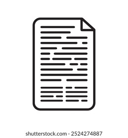 Icon of a document with text lines and bullet points.