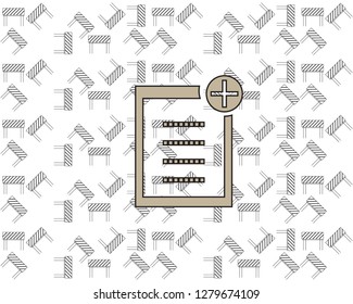 icon document text plus