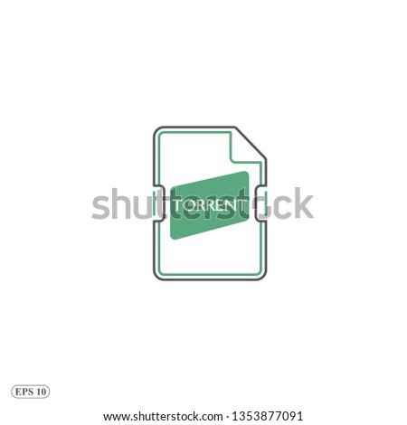 icon document torrent