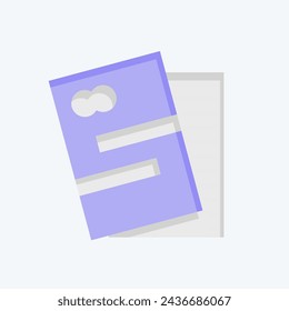 Icon Documents. related to Leisure and Travel symbol. flat style. simple design illustration.