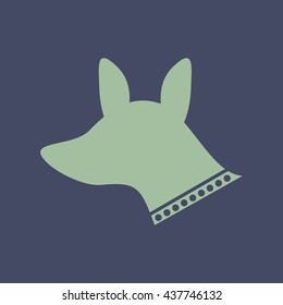 Icon of Dog. Eps-10.